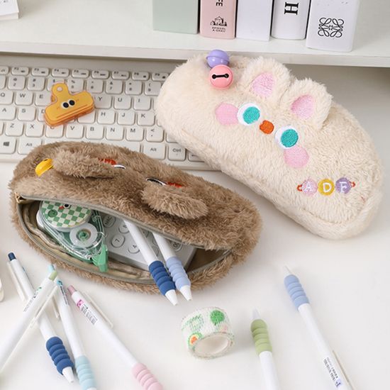 부들 퍼 애니멀 필통