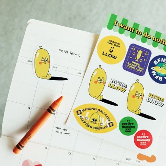 BFMA 캐릭터 컨셉 스티커 PACK_5set