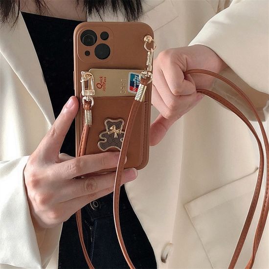 갤럭시S22 21 20 노트20 10 곰돌이 스트랩 카드케이스