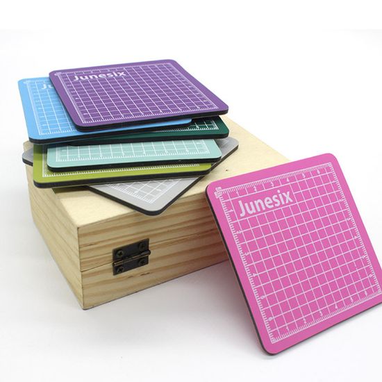 미니 다꾸 커팅 매트 8cm 사각 컷팅 깔개 탑꾸 