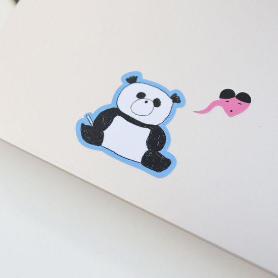 Panda's day 스티커
