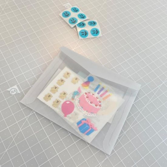 (11X9cm)미니 트레이싱 봉투 10장 (반투명봉투)