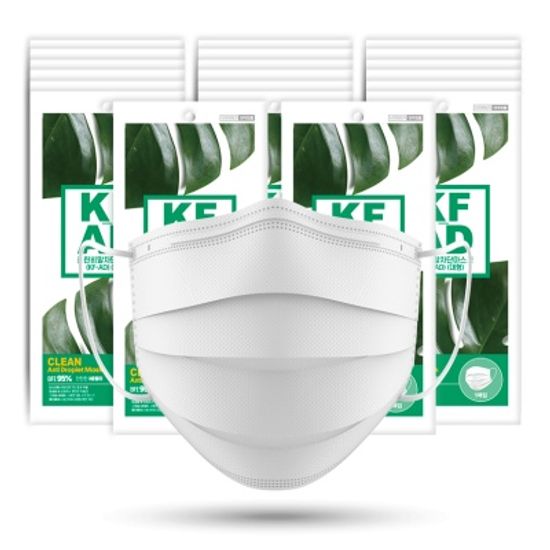 국산 클린 KF-AD 비말차단 덴탈 마스크 100매입
