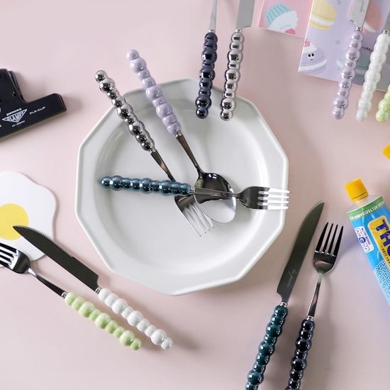 버블팝 커트러리 3p세트 6color 택1p