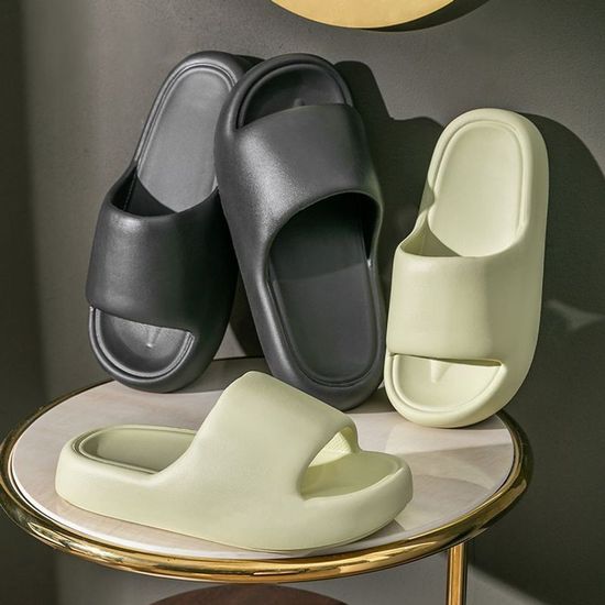 쿠션 슬리퍼 푹신한 거실화 실내화(WBD49F3)