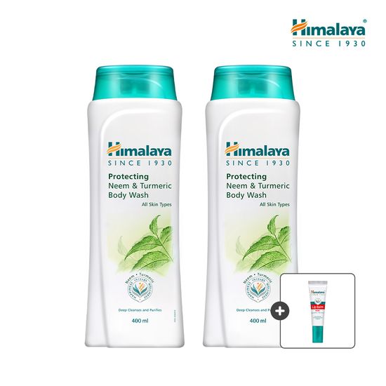 [1+1] 히말라야 님 터머릭 바디워시 400ml+미니 립밤