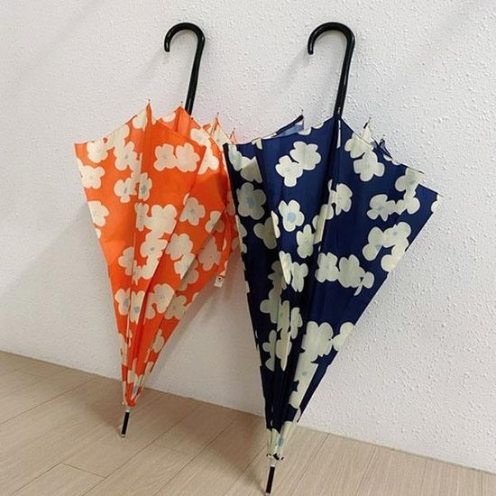 [애슬릿]빅 플라워 장마철 여행 자동 장우산 장양산