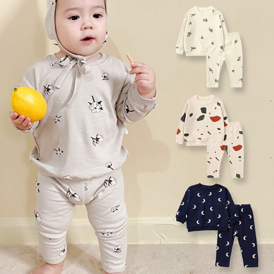 조약돌 긴팔 아동용 상하복세트 205302