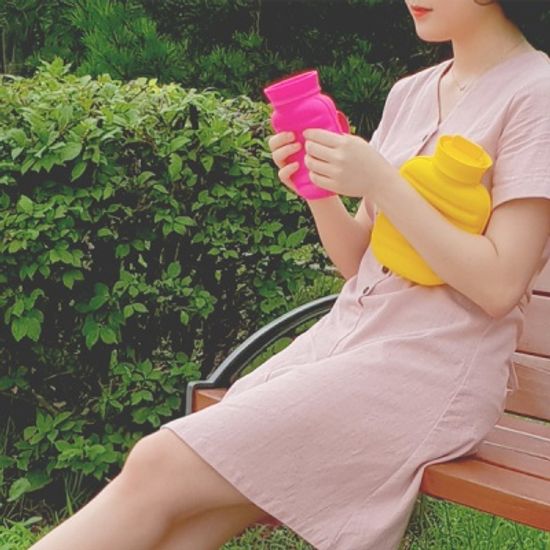 실리폰 대용량 휴대용 보냉물통 보온 보냉주머니 700ml [00877898]