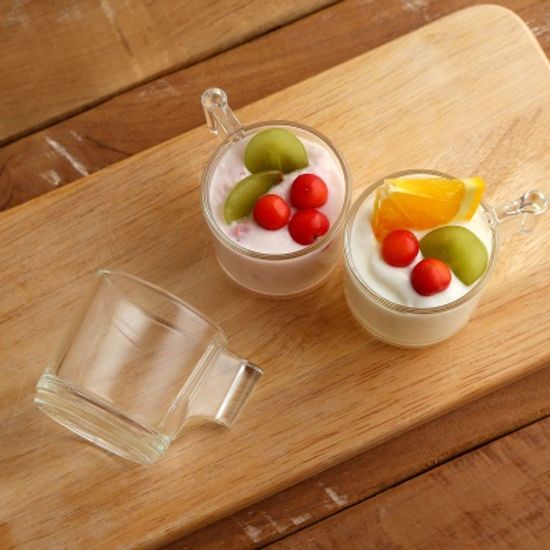 럭키글라스 유리 에스프레소 커피 핸즈샷잔 3oz.