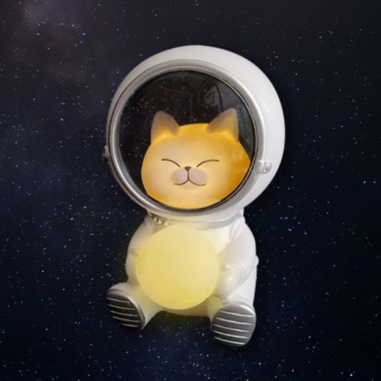  비행사 우주곰 우주냥 비행사 LED 미니 무드등
