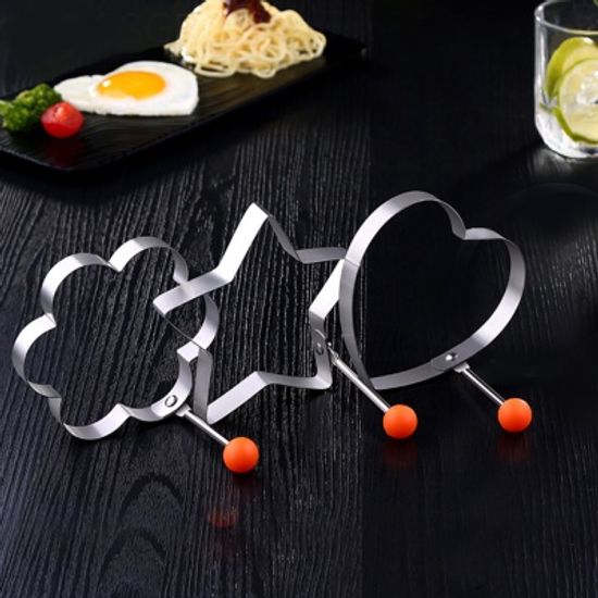 [쿠킹스]후라이 계란틀 3종세트/달걀 모양틀 후라이틀