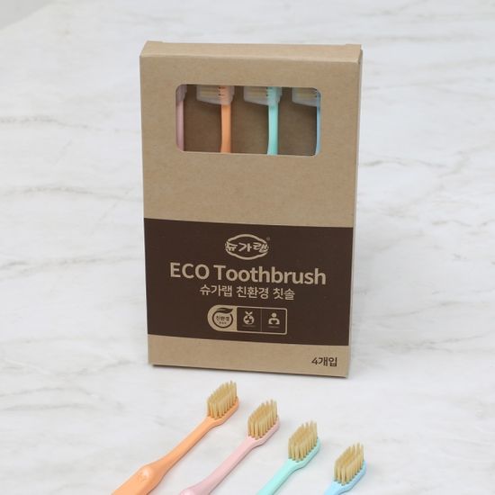 슈가랩 친환경 칫솔 4개입