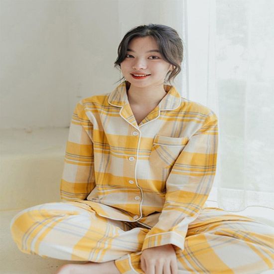 귀여운 긴팔 파자마 상하의 세트