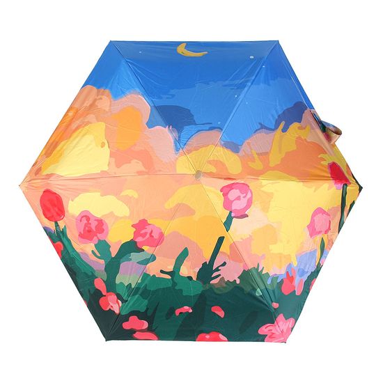 UV차단 미니 양산 겸 아트우산 (로즈문)