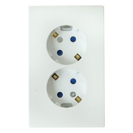 접지 매입형 2구콘센트(WF9D591)