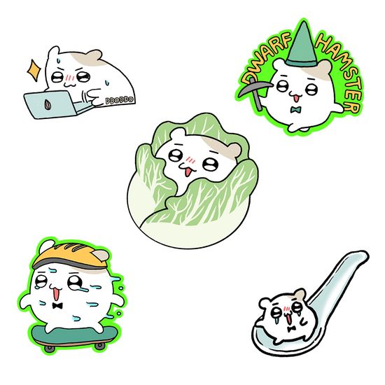 썰치컴퍼니 리무버블 포인트스티커 (10장세트)