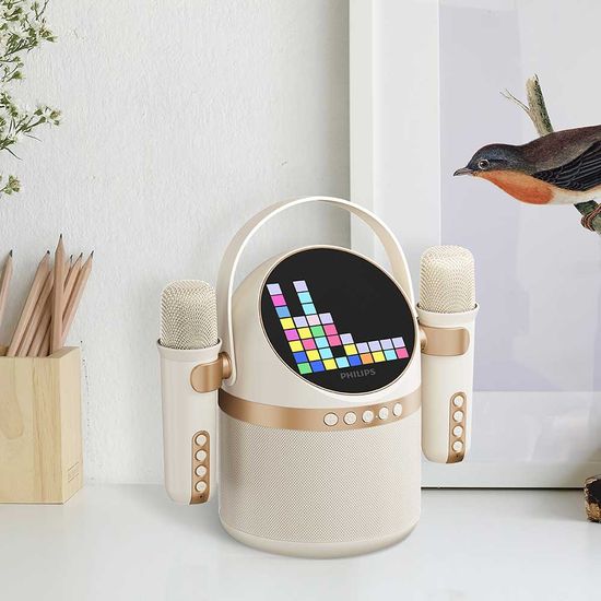 필립스 TAS2509 휴대용 블루투스 노래방 마이크 