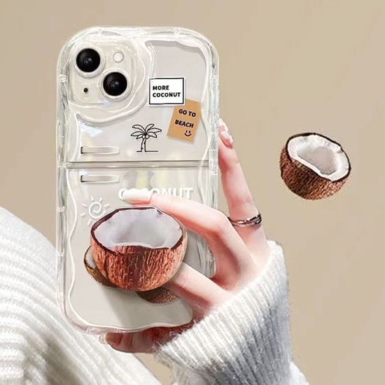 갤럭시 s23 울트라 플러스 코코넛 핑거톡 물결 케이스