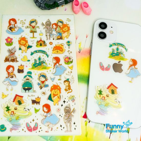 퍼니스티커 T904 오즈의 마법사 PVC 스티커