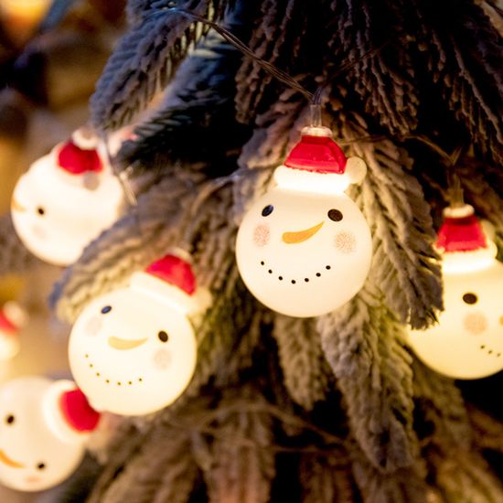 [도토로] 20구 LED 눈사람 가랜드 전구 (3M)