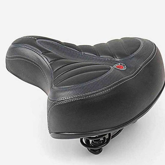 스프링 자전거 안장 블랙 안장쿠션 MTB안장(WE75004)