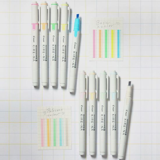 PILOT 파이롯트 키레나 형광펜 5색 세트
