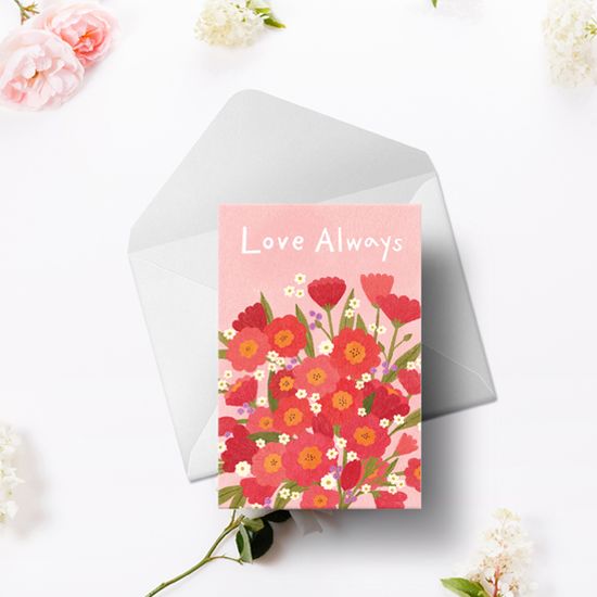 캘리엠 가정의달  HH2501 LOVE ALWAYS캘리그라피카드