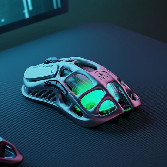 그라바스타 머큐리 게이밍 마우스 M1Pro/건메탈그레이