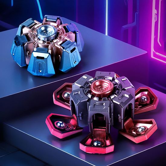 변형 메카 피젯 스피너 회전 핸드 핑거 토이 장난감