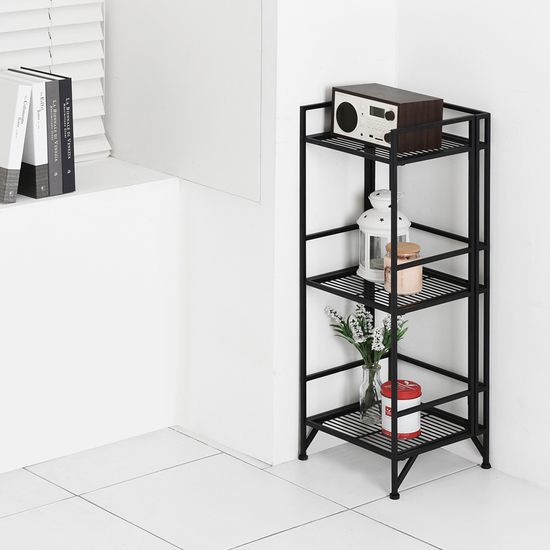 노바리빙 다용도 폴딩 선반 철제 수납장 접이식 