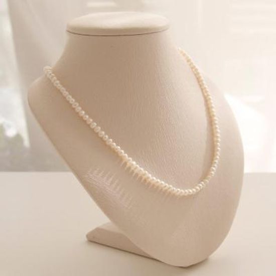 제이로렌 N0993 실버 담수 진주 목걸이