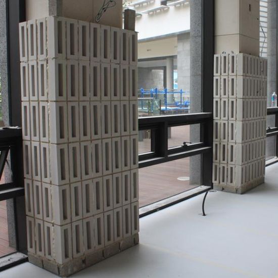 공간블럭 블록80 직사각형 0.2m2 / 300x80x100mm 6장