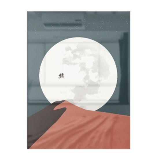 에센스다 달그리고ET 대형 아크릴액자  by 노윤(NO02)