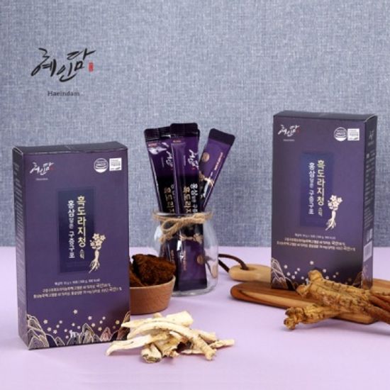 [혜인담] 홍삼담은 흑도라지청스틱 30포