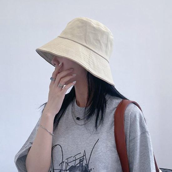 연예인핏  오버 드랍 버킷햇 벙거지 모자 3color