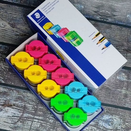 스테들러 날개형 2홀 연필깎이 513 006 1Box(10개)