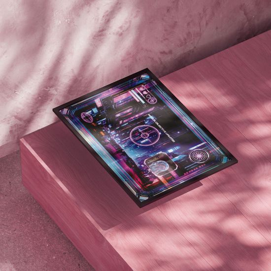 코드마젠타 A3 창문포스터