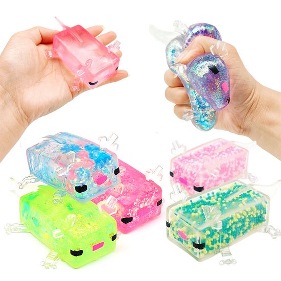 구슬 펄 도마뱀 말랑이 볼 젤리공 주물럭 피젯 토이
