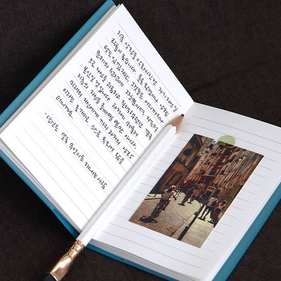 오피셜 A6 포켓 라인 노트 (미니 수첩 핸디)