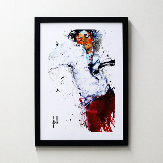다비드 자맹 한정 아트 포스터 - 환희