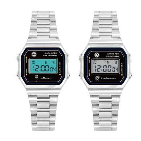 [폭스바겐]VW-Beetle-Flower 탄생화 메탈 전자시계