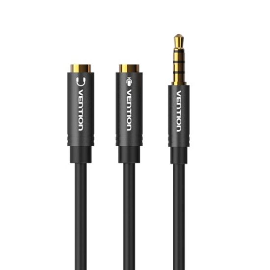 벤션 3.5mm 4극 마이크 오디오 이어폰 분배기 Y케이블