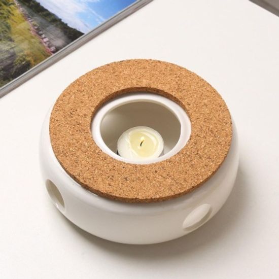 찻집 홈카페 주전자 워머 찻잔 4p 트레이 올인원 세트