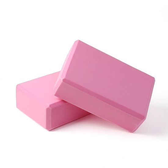 밸런스 EVA 요가블록 2p세트(핑크) 홈트 필라테스블럭