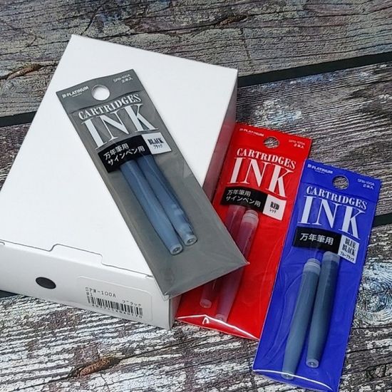 플래티넘 만년필 잉크 카트리지 100A 1갑(10팩-20본)