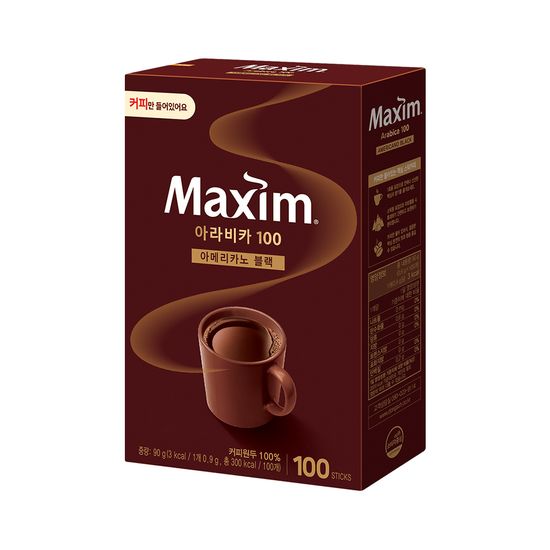 [믹스커피아님] 맥심 솔루블 아라비카 100T 커피100%