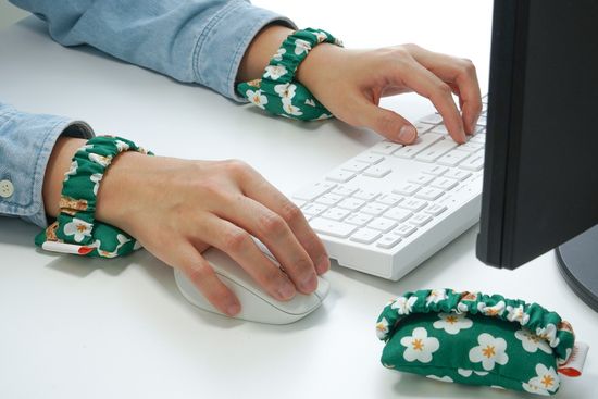 착용하는 손목받침대 [곱창 밴드 손목 쿠션]빈티지3종