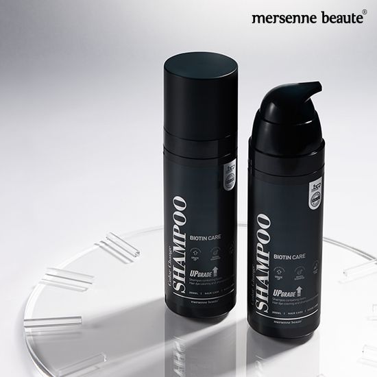 메르센보떼 컬러체인지 염색샴푸 비오틴 200ml 2개