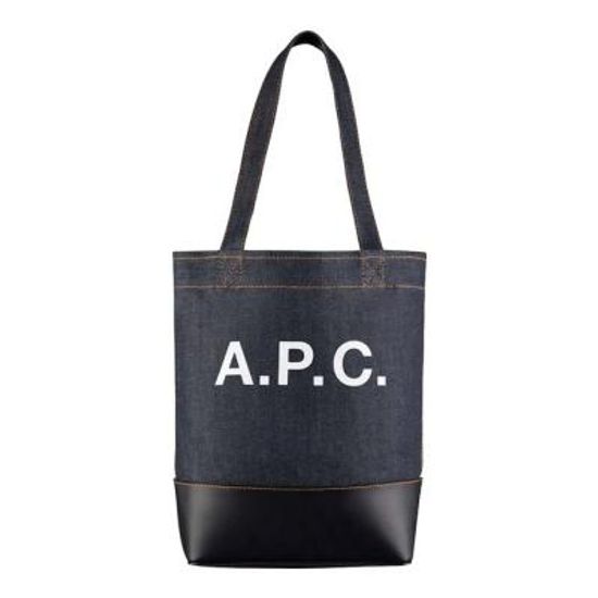 아페쎄 APC 악셀 스몰 데님 토트백 IAK DARK NAVY